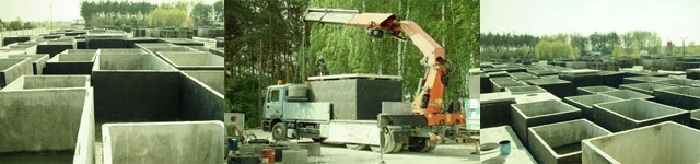 Zbiorniki betonowe w Siewierzu